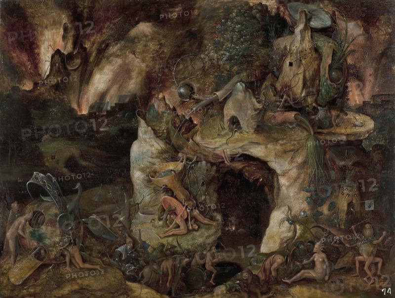 Inferno Landscape. Artist: Bosch, Hieronymus, (School)