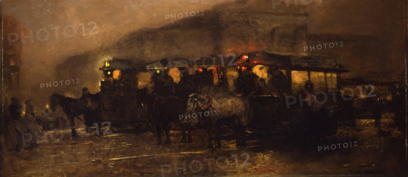 Evening at Square. Artist: Breitner, George Hendrik (1857-1923)