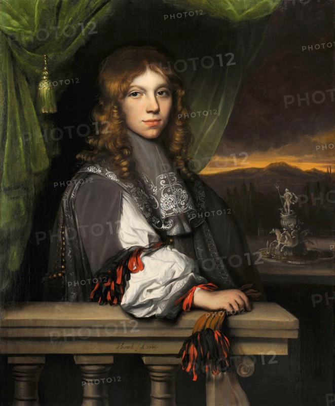 Portrait of Mattheus van den Broucke. Artist: Leveck, Jacobus (1634-1675)