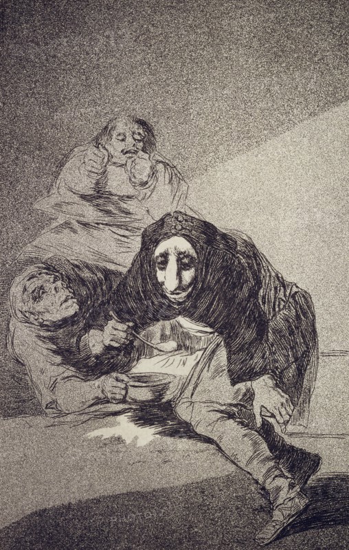 The shameful one (Capricho No 54). Artist: Goya, Francisco, de (1746-1828)