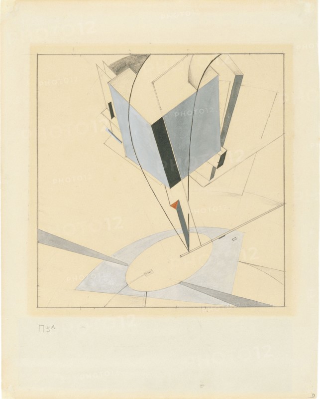 Proun 5. Artist: Lissitzky, El (1890-1941)
