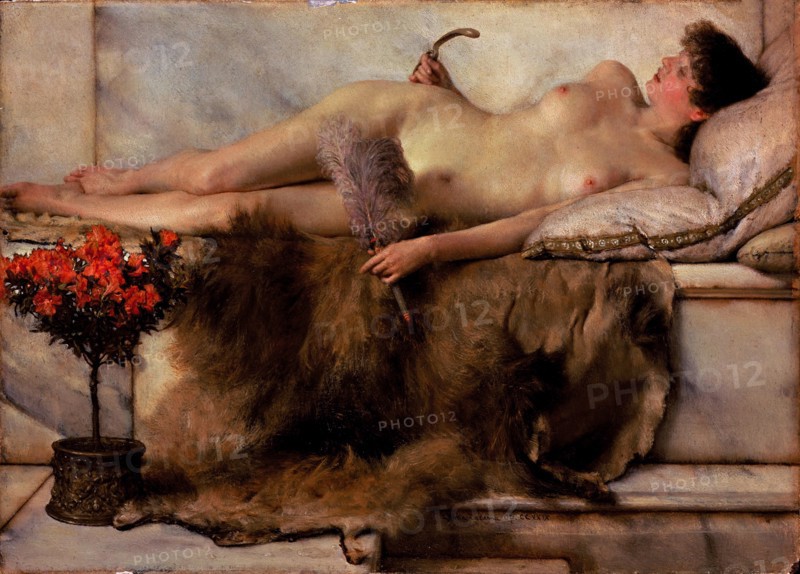 In the Tepidarium. Artist: Alma-Tadema, Sir Lawrence (1836-1912)