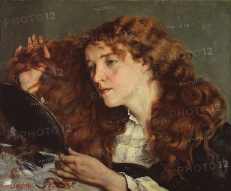 La Belle Irlandaise. Artist: Courbet, Gustave (1819-1877)