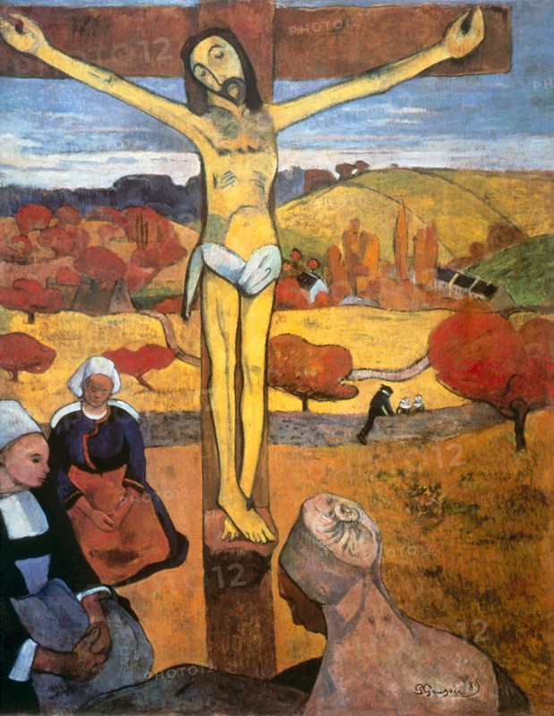 The Yellow Christ. Artist: Gauguin, Paul Eugéne Henri (1848-1903)