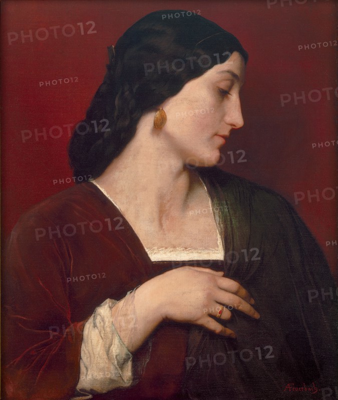 Nanna. Artist: Feuerbach, Anselm (1829-1880)