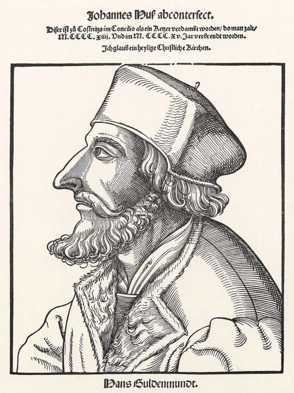 John Hus. Artist: Schoen, Erhard (1491-1592)