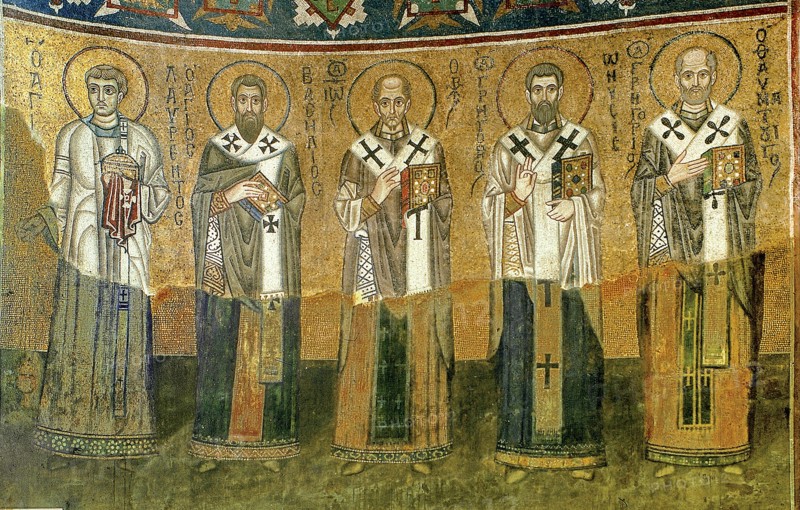 Church Fathers. Artist: Byzantine Master
