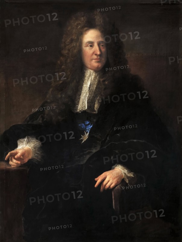 Portrait of Jules Hardouin-Mansart (1646-1701). Artist: Troy, François, de (1645-1730)