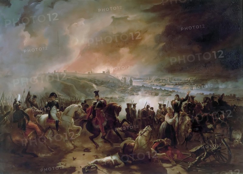 The Battle of Smolensk. Artist: Langlois, Jean-Charles (1789-1870)