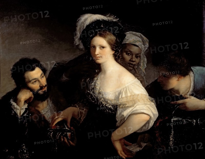 The Young Courtesan. Artist: Sigalon, Alexandre Francois Xavier (1787-1837)