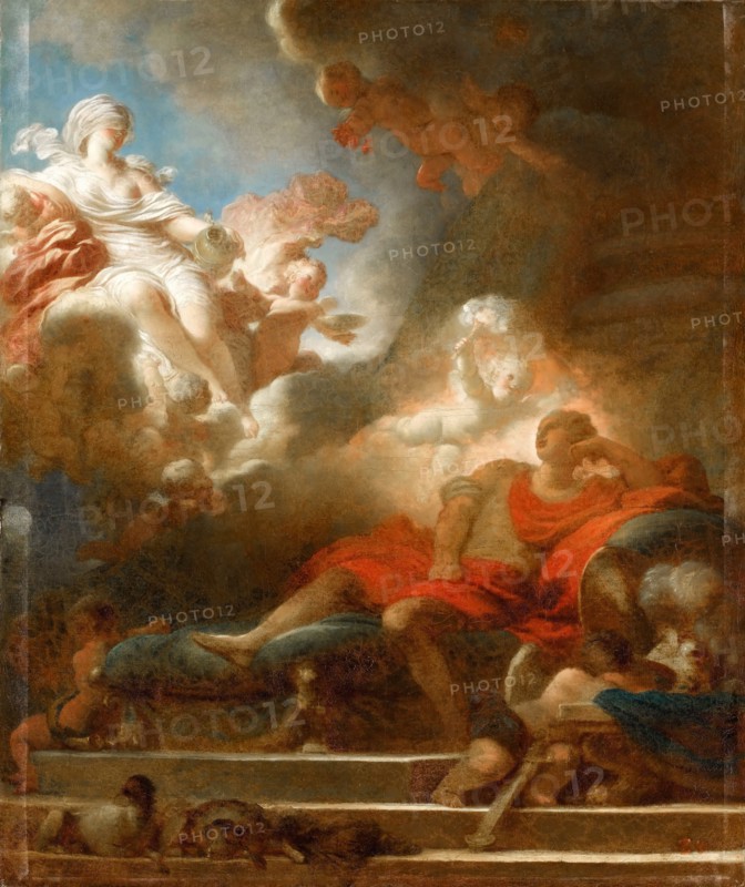 The Warrior's Dream of Love. Artist: Fragonard, Jean Honoré (1732-1806)