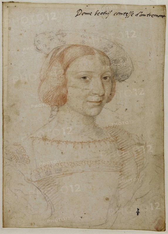 Beatrix Pacheco d'Ascalana, Comtesse d'Entremont. Artist: Clouet, Jean (c. 1485-1541)