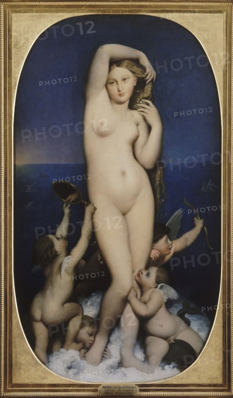 Venus Anadyomene. Artist: Ingres, Jean Auguste Dominique (1780-1867)