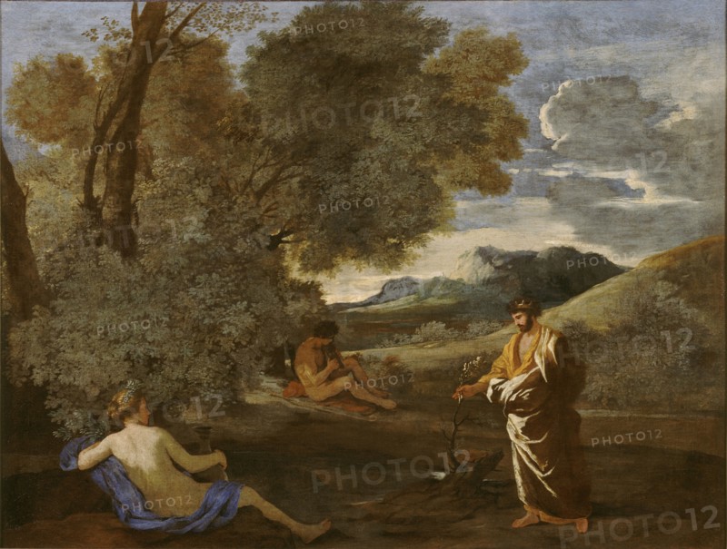 Numa Pompilius and the Nymph Egeria. Artist: Poussin, Nicolas (1594-1665)