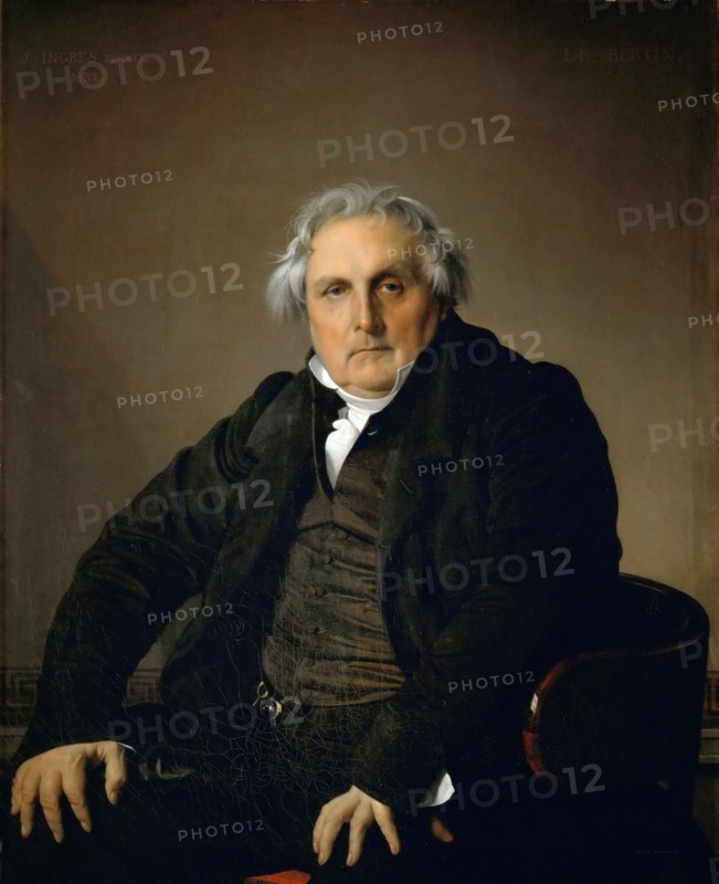 Portrait of Monsieur Bertin. Artist: Ingres, Jean Auguste Dominique (1780-1867)