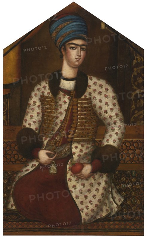 Portrait of Rustam Khan Zand. Artist: Sadiq, Muhammad (c. 1750-1800)