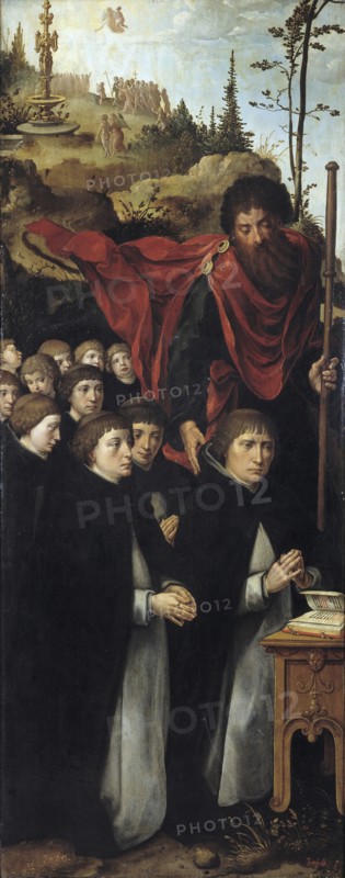 The Apostle Saint James the Great with Preachers (Right panel of The Last Judgment triptych). Artist: Coecke van Aelst, Pieter, the Elder (1502-1550)