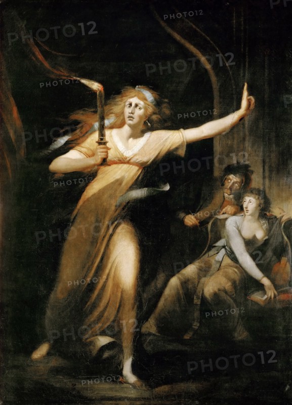 Lady Macbeth Walking in her Sleep. Artist: Füssli (Fuseli), Johann Heinrich (1741-1825)