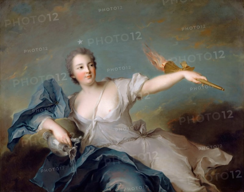 Marie-Anne de Nesle, marquise de La Tournelle, duchesse de Châteauroux (1717-1744). Artist: Nattier, Jean-Marc (1685-1766)