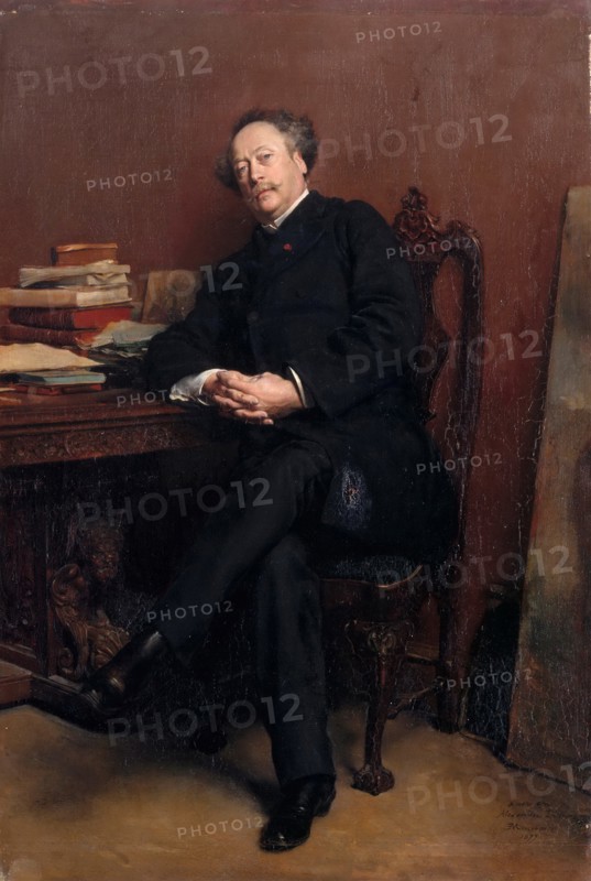 Alexandre Dumas, fils (1824-1895). Artist: Meissonier, Ernest Jean Louis (1815-1891)