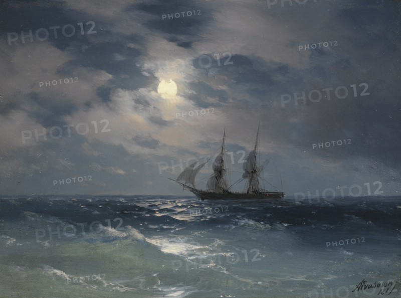 Brig Mercury. Artist: Aivazovsky, Ivan Konstantinovich (1817-1900)