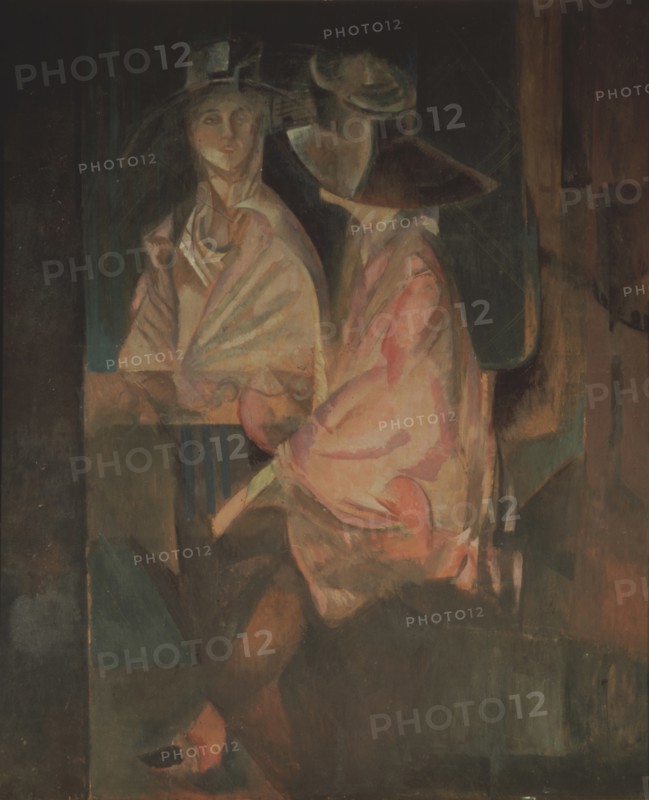 Portrait of the actress Alisa Koonen (1889-1974). Artist: Yakulov, Georgi Bogdanovich (1884-1928)