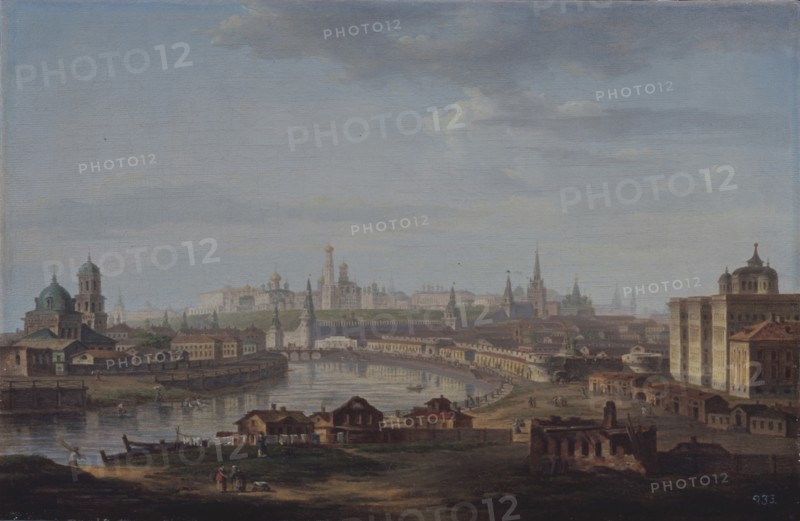 View of Moscow. Artist: Vorobyev, Maxim Nikiphorovich (1787-1855)