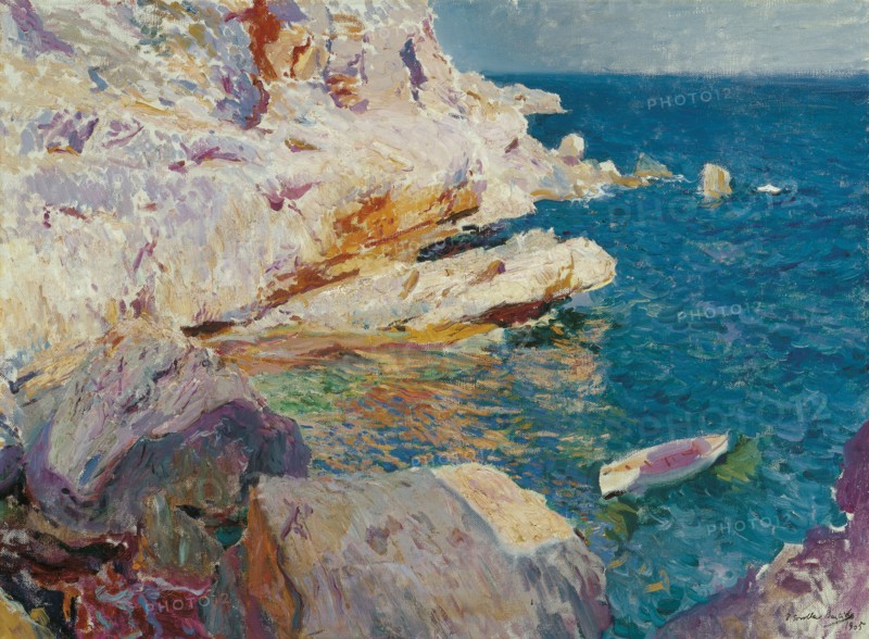 Rock at Jávea. Artist: Sorolla y Bastida, Joaquín (1863-1923)