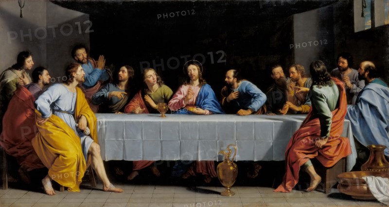 The Last Supper. Artist: Champaigne, Philippe, de (1602-1674)
