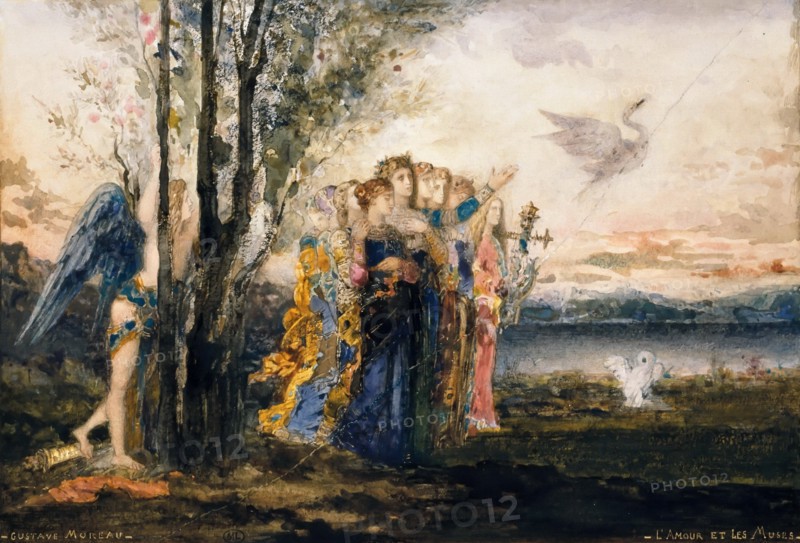 Gustave Moreau, L'Amour et les Muses