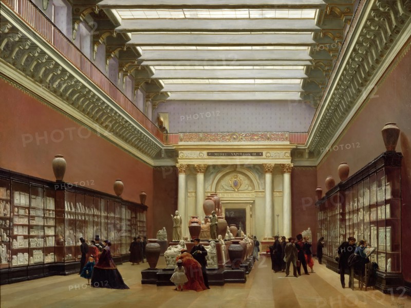La Galerie Campana. Artist: Giraud, Sébastien Charles (1819-1892)