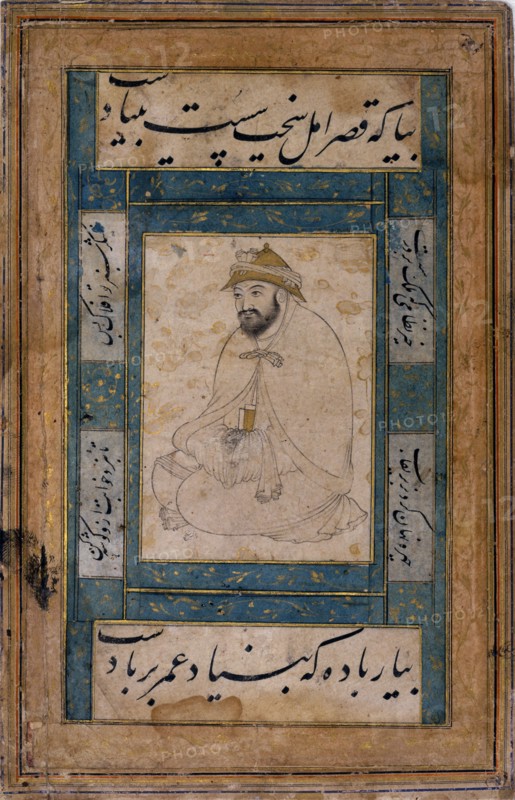 A Seated Holy Man. Artist: Shaykh Muhammad (?-1588)