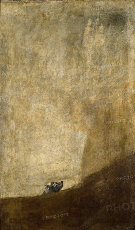 The Dog. Artist: Goya, Francisco, de (1746-1828)