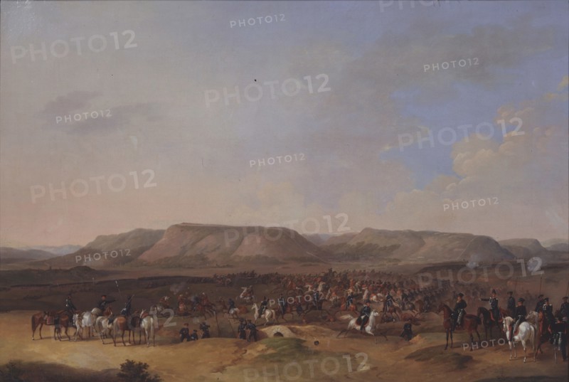 Taking of the Shumen Fortress. Artist: Willewalde, Gottfried (Bogdan Pavlovich) (1818-1903)