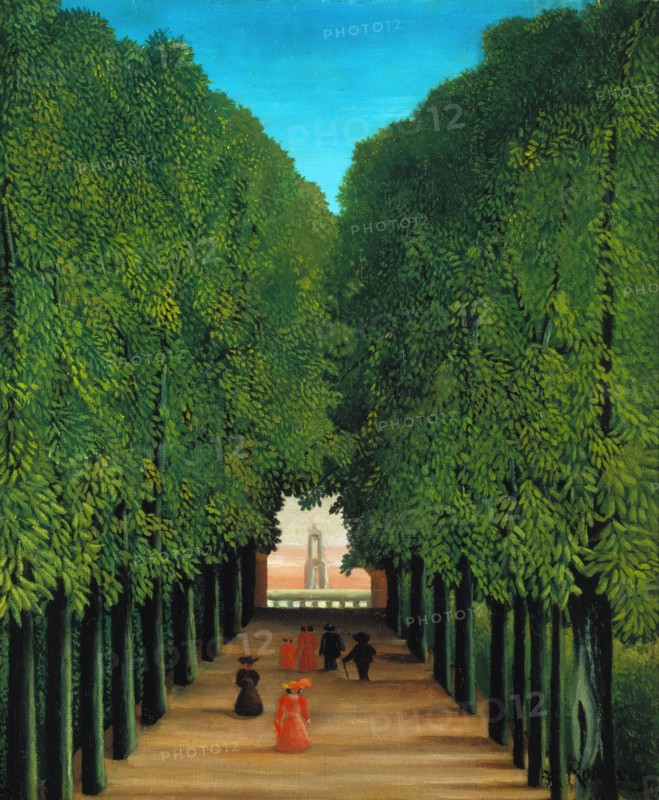 The Avenue in the Park at Saint Cloud. Artist: Rousseau, Henri Julien Félix (1844-1910)