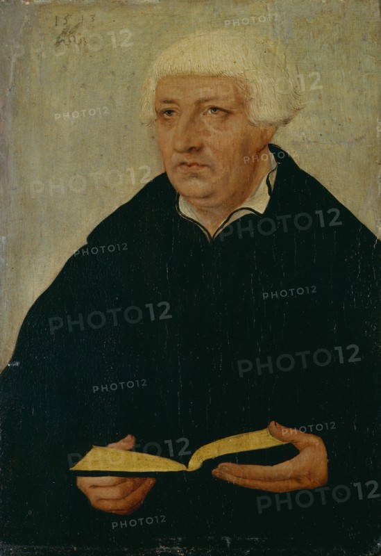 Portrait of Johannes Bugenhagen (1485-1558). Artist: Cranach, Lucas, the Elder (1472-1553)