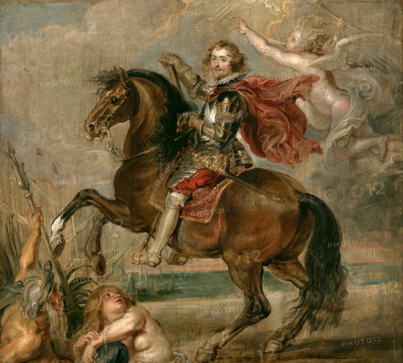 Equestrian Portrait of the Duke of Buckingham. Artist: Rubens, Pieter Paul (1577-1640)