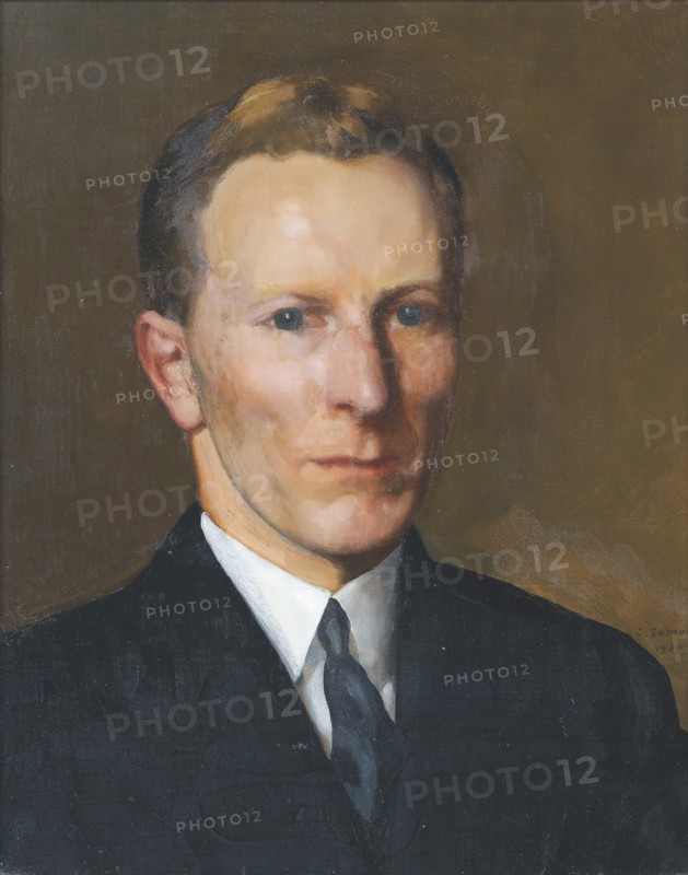 Portrait of Boris Emmanuilovich Nolde. Artist: Somov, Konstantin Andreyevich (1869-1939)