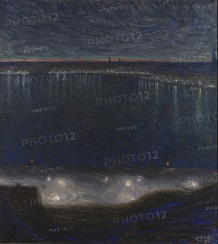 Riddarfjärden, Stockholm. Artist: Jansson, Eugène (1862-1915)