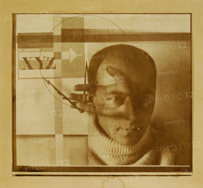 The Constructor (Selfportrait). Artist: Lissitzky, El (1890-1941)