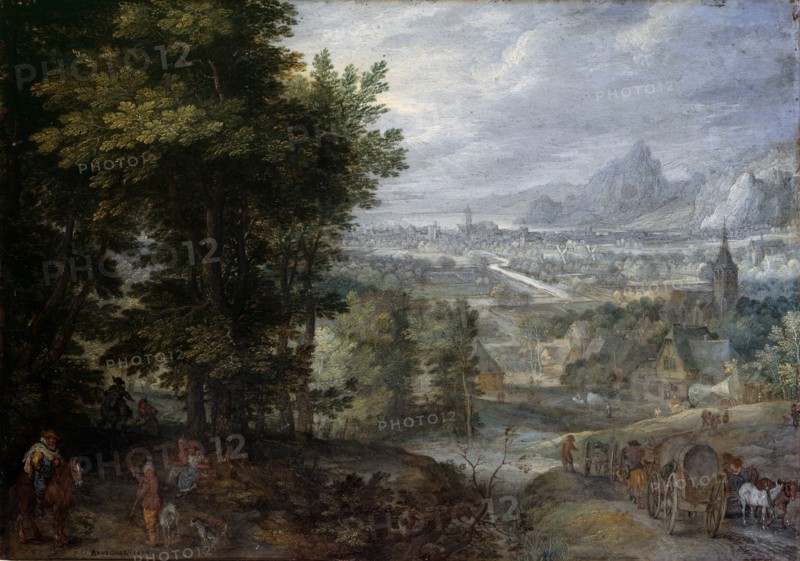 A Wooded Landscape. Artist: Brueghel, Jan, the Elder (1568-1625)