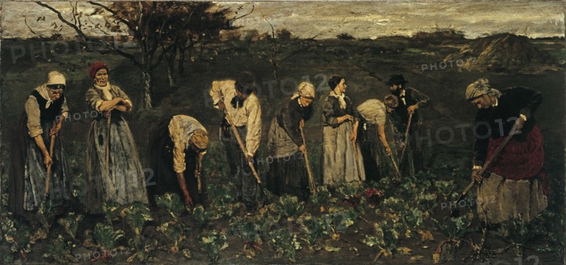 Workers on the beet field. Artist: Liebermann, Max (1847-1935)