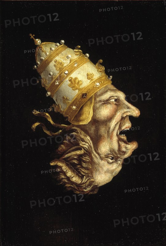 Pope-Devil. Artist: Anonymous