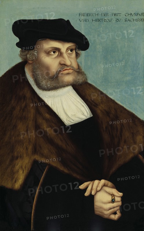 Portrait of Frederick III, Elector of Saxony (1463-1525). Artist: Cranach, Lucas, the Elder (1472-1553)