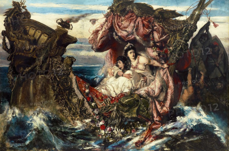 The Shipwreck of Agrippina. Artist: Wertheimer, Gustav (1847-1902)