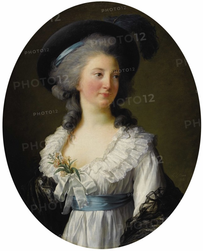 Portrait of Princess Elzbieta Izabela Lubomirska (née Countess Czartoryska) (1736-1816). Artist: Vigée-Lebrun, Marie Louise Elisabeth (1755-1842)