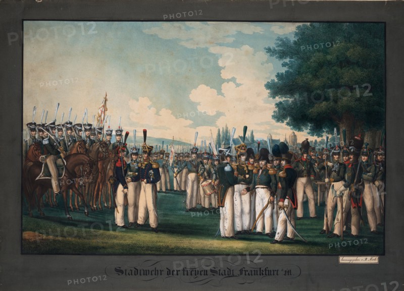 Civic Guards of Free City of Frankfurt. Artist: Anonymous