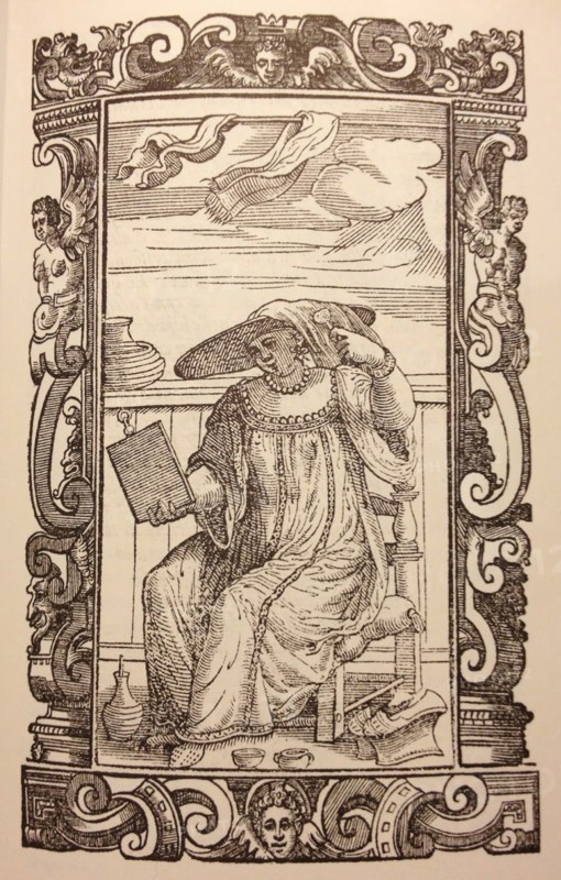 Venetian woman. From: De gli habiti antichi et moderni. Artist: Vecellio, Cesare (1521-1601)