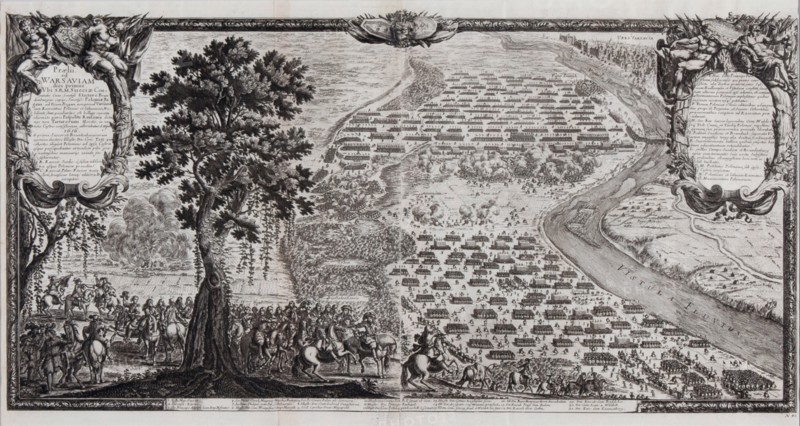 The Battle of Warsaw on July 1656. Artist: Dahlberg, Erik (1625-1703)