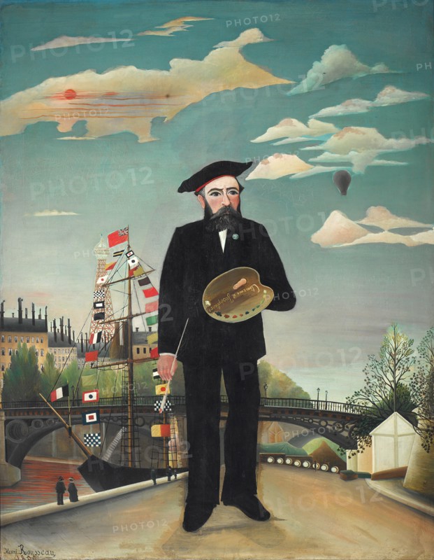 Self-Portrait. Artist: Rousseau, Henri Julien Félix (1844-1910)